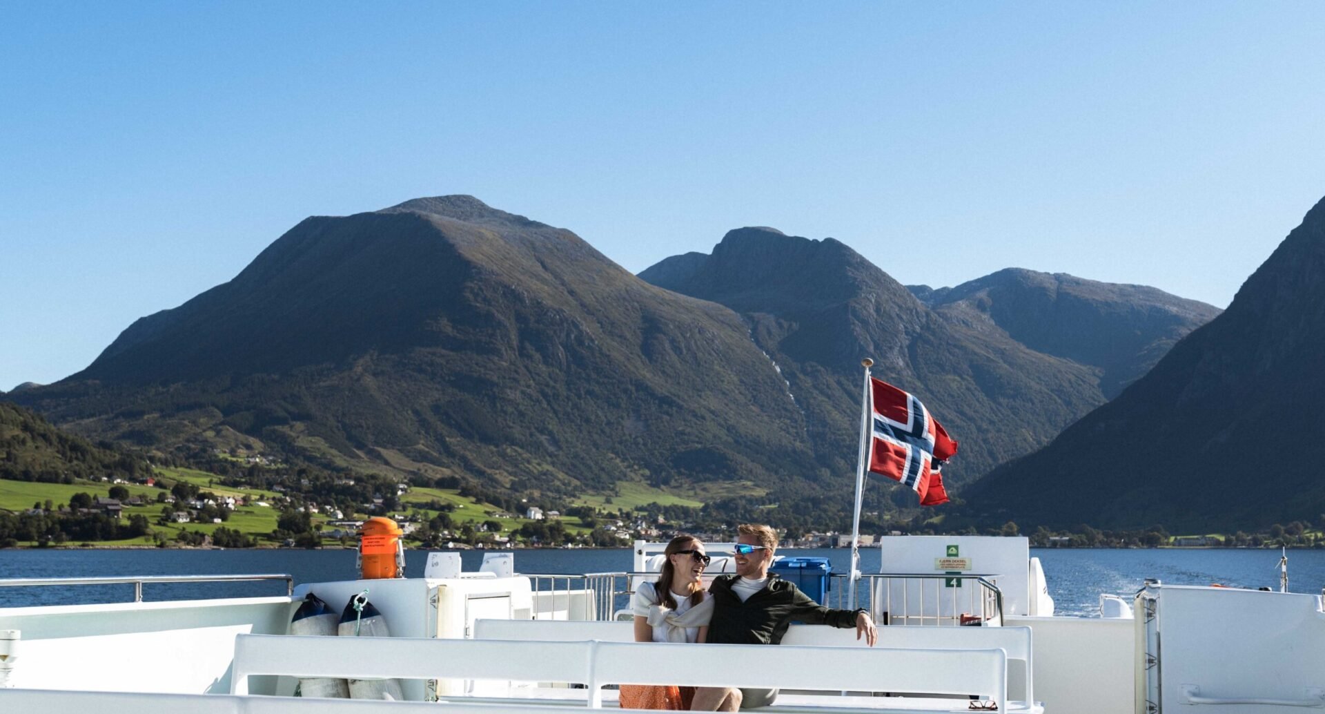 A breathtaking boat trip from Bergen to Rosendal close to Hardangerfjord. Passing dramatic waterfalls, lush landscapes, and charming fjord villages.